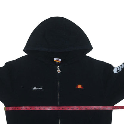 Ellesse Men's Black Full Zip Hoodie Size L Sports Fleece