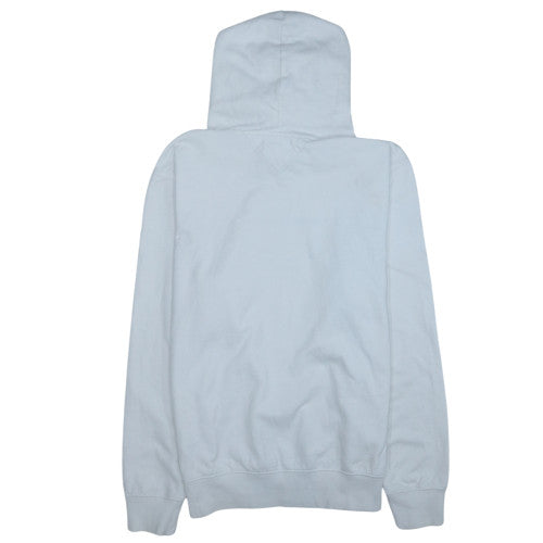 Tommy Jeans Mens White XL Pullover Hoodie with Logo Print