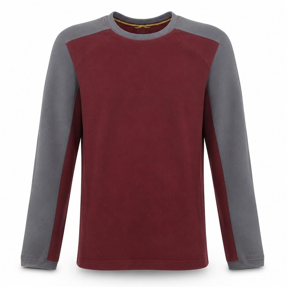 The North Face Men's Red Grey Pullover Sweatshirt Size S