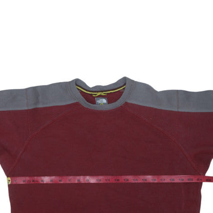 The North Face Men's Red Grey Pullover Sweatshirt Size S