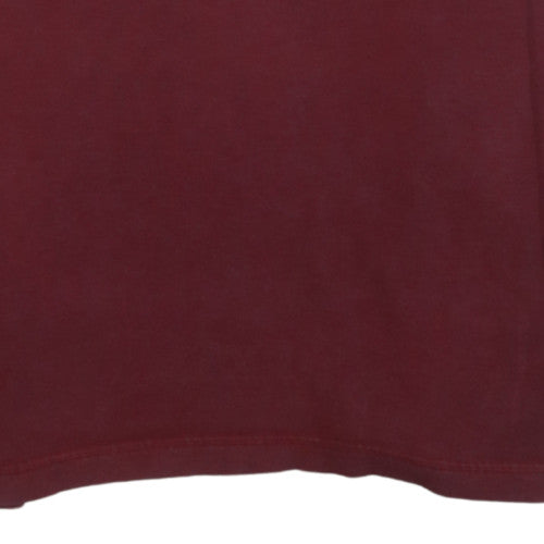 The North Face Men's Red Grey Pullover Sweatshirt Size S