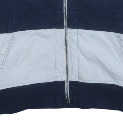 Polo Ralph Lauren Men's Navy & White Striped Full Zip Hoodie XL