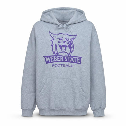 Adidas Men’s Grey Pullover Hoodie M Weber State Football Fleece