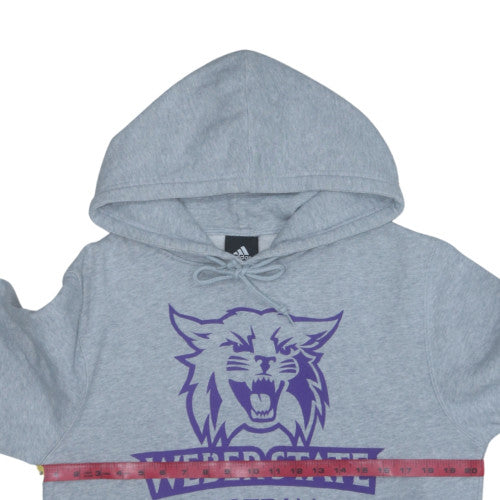 Adidas Men’s Grey Pullover Hoodie M Weber State Football Fleece
