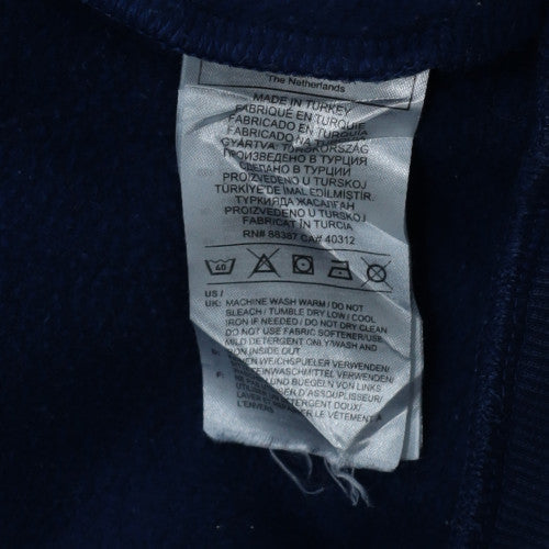 Adidas Men's Blue XL Pullover Sweatshirt Crew Neck Logo Fleece