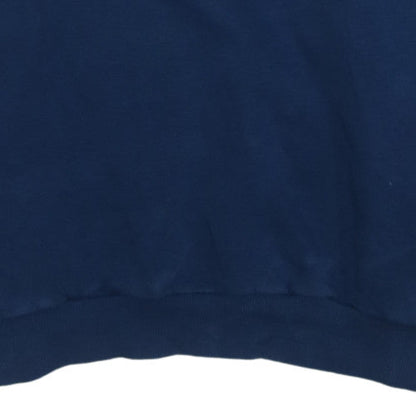 Adidas Men's Blue XL Pullover Sweatshirt Crew Neck Logo Fleece
