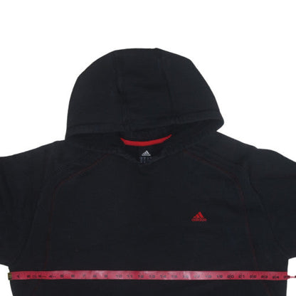 Adidas Men's Black 2XL Pullover Hoodie Fleece Sweatshirt