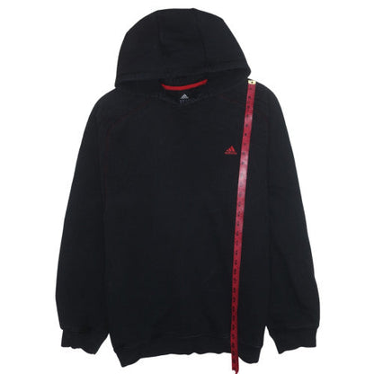 Adidas Men's Black 2XL Pullover Hoodie Fleece Sweatshirt