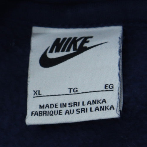 Nike Men's Blue Pullover Hoodie XL Fleece Sweatshirt
