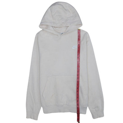 Nike Women's Beige Pullover Hoodie Size M Casual Cotton Blend