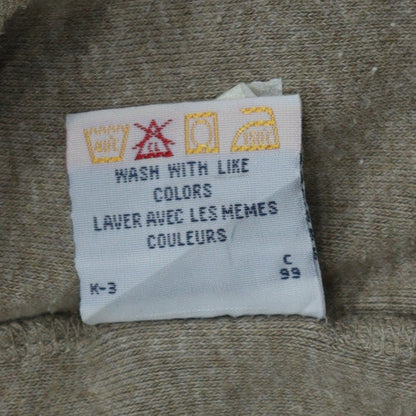 Ralph Lauren Men's Beige Wool V-Neck Jumper Size M Classic Fit