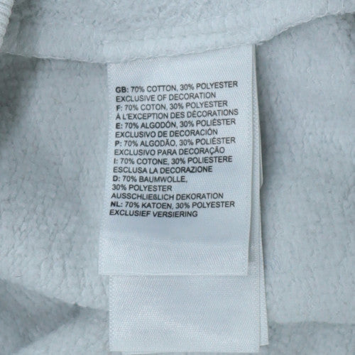 The North Face Womens White Black 1/2 Zip Pullover Sweatshirt Size M