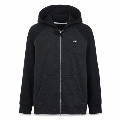 Nike Men's Black Full Zip Hoodie M Fleece Sportswear