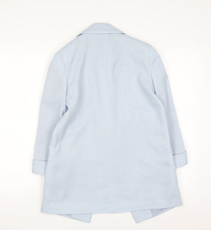 River Island Women’s Blue Blazer Size 6 Regular Lined Single-Breasted