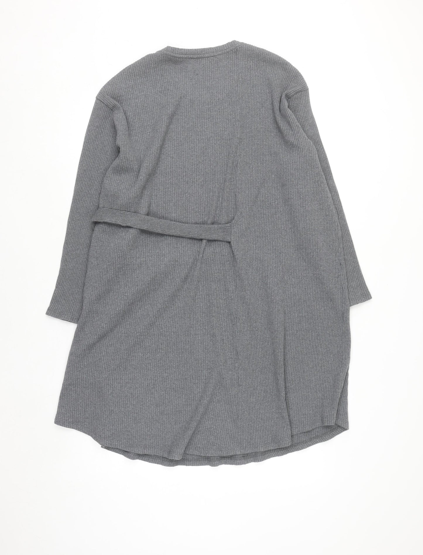 Marks and Spencer Women Grey Knit Belted Sweater Dress Size 12