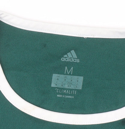 Adidas Men's Green Derry City FC Climalite Sports T-Shirt Size M
