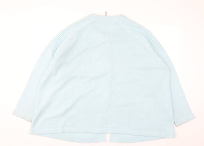 Anthology Women's Blue Plus Size 28/30 Button Cardigan Knit Jumper
