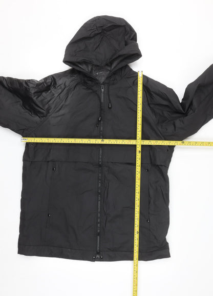 Misty Harbor Men's Black S Waterproof Hooded Rain Jacket