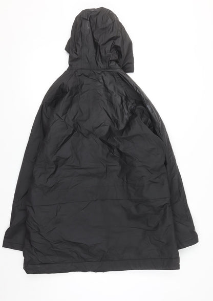 Misty Harbor Men's Black S Waterproof Hooded Rain Jacket