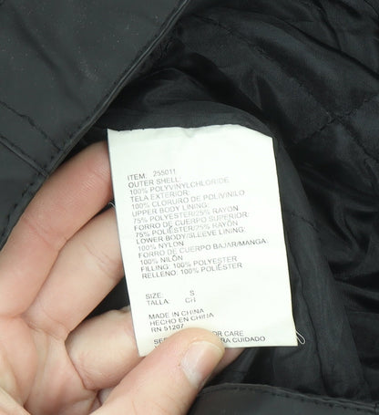 Misty Harbor Men's Black S Waterproof Hooded Rain Jacket