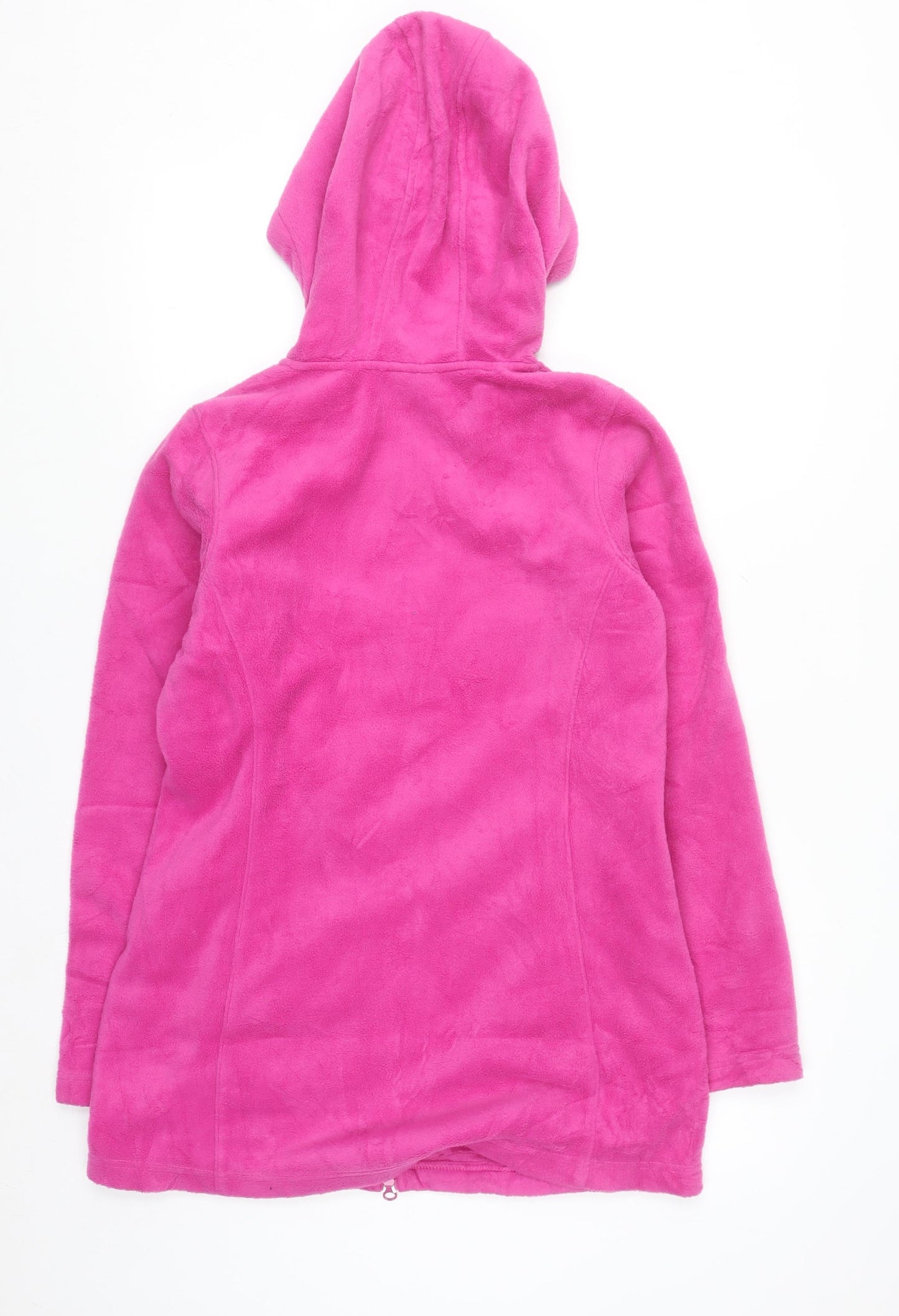 Columbia Women’s Pink Full Zip Hooded Fleece Jacket M