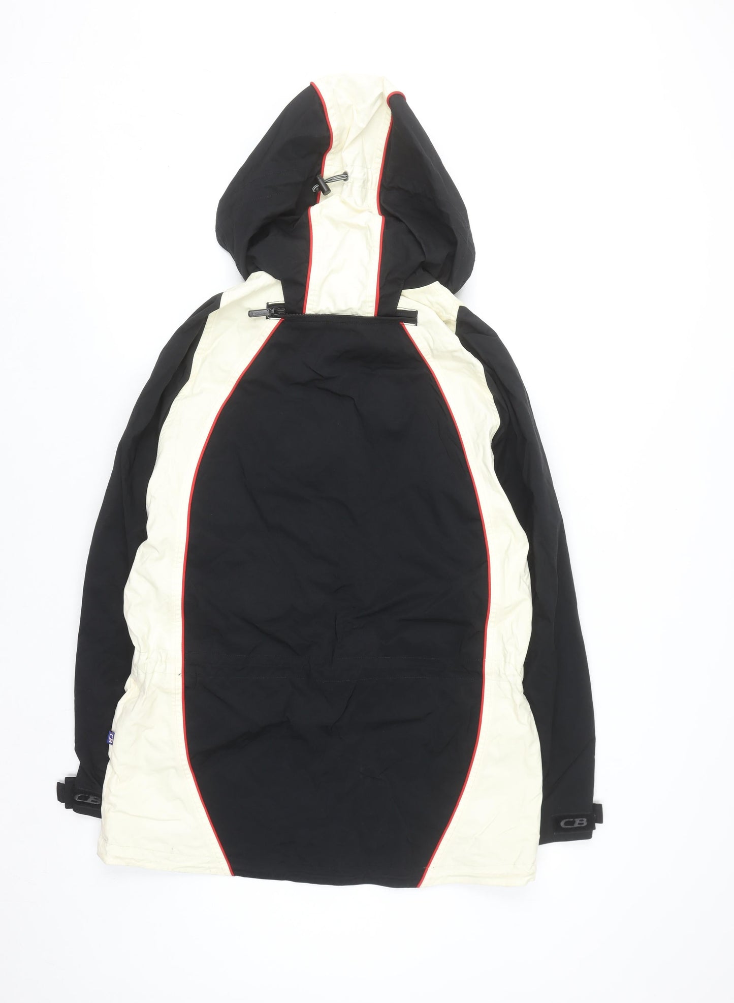 CB Sports Womens Black Ski Jacket Hooded Waterproof Size M