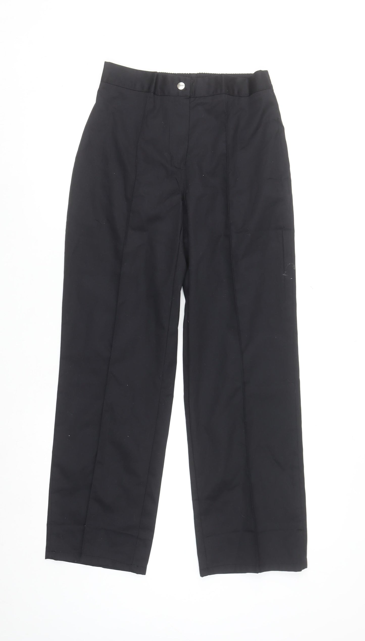 Alexandra Women's Black Size 8 Straight Leg Workwear Trousers