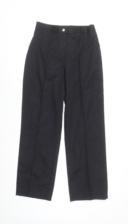 Alexandra Women's Black Size 8 Straight Leg Workwear Trousers