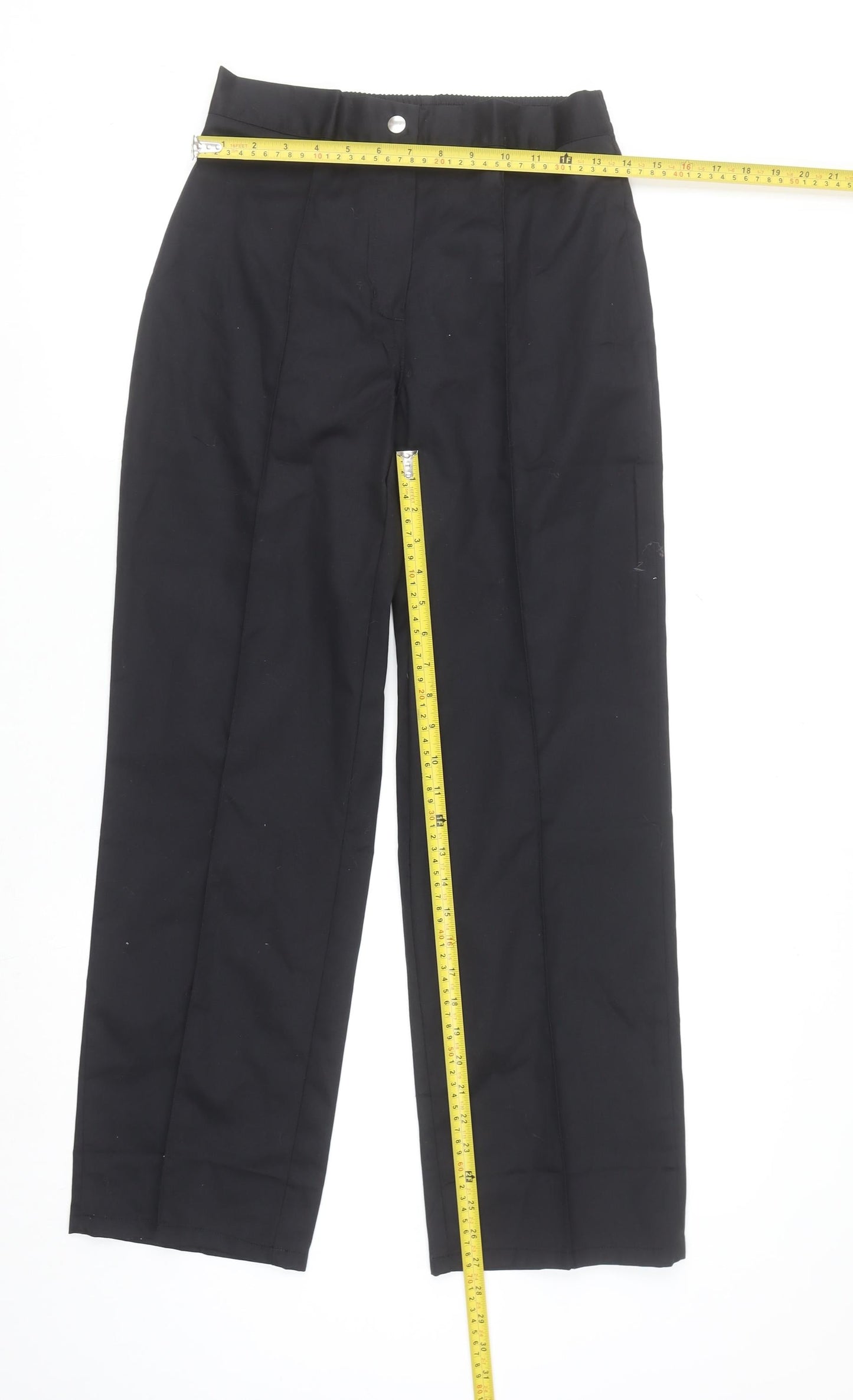 Alexandra Women's Black Size 8 Straight Leg Workwear Trousers