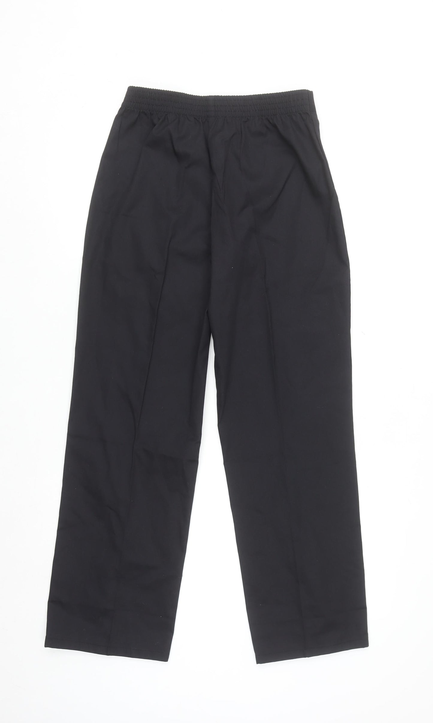 Alexandra Women's Black Size 8 Straight Leg Workwear Trousers