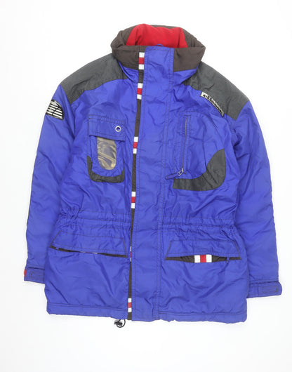 Ellesse Men's Blue Retro Ski Parka Jacket Size 52 Regular Fit