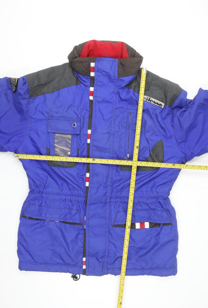 Ellesse Men's Blue Retro Ski Parka Jacket Size 52 Regular Fit