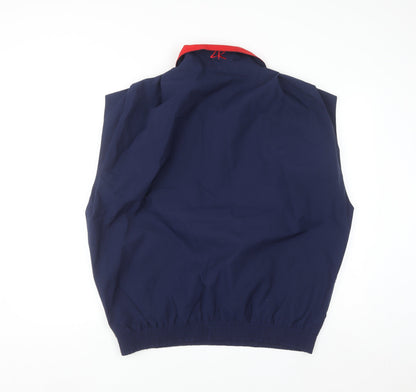 Zero Restriction Men's Blue L Gore-Tex Golf Waistcoat Waterproof
