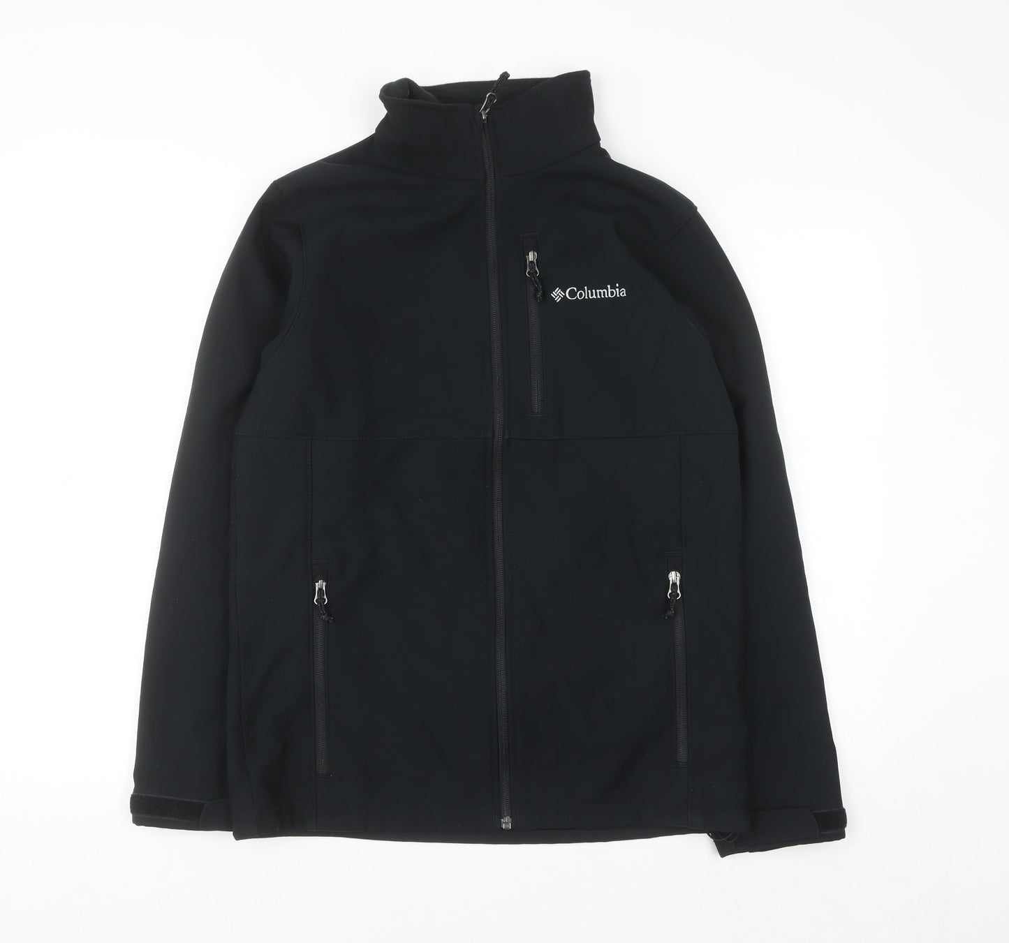 Columbia Men's Black Softshell Full Zip Jacket Size S