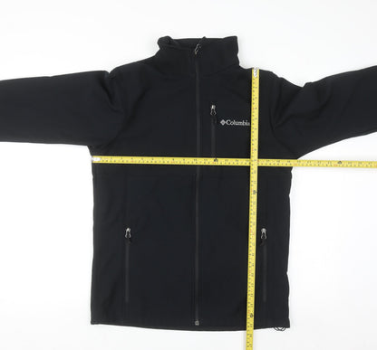 Columbia Men's Black Softshell Full Zip Jacket Size S