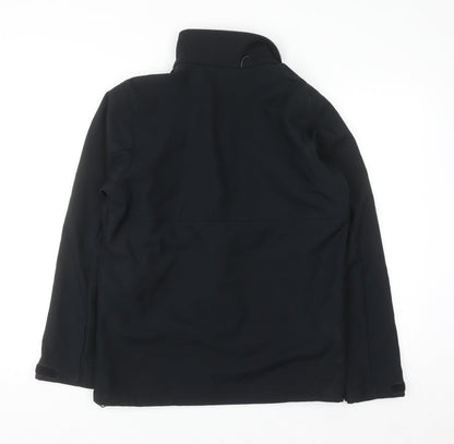Columbia Men's Black Softshell Full Zip Jacket Size S