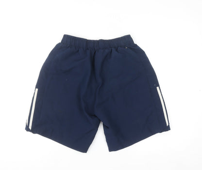 Adidas Mens Navy Blue Sport Essentials Climalite Athletic Shorts Size S