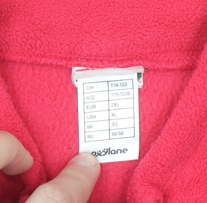 Oxylane Women’s Pink Full Zip Fleece Sweatshirt Size 2XL