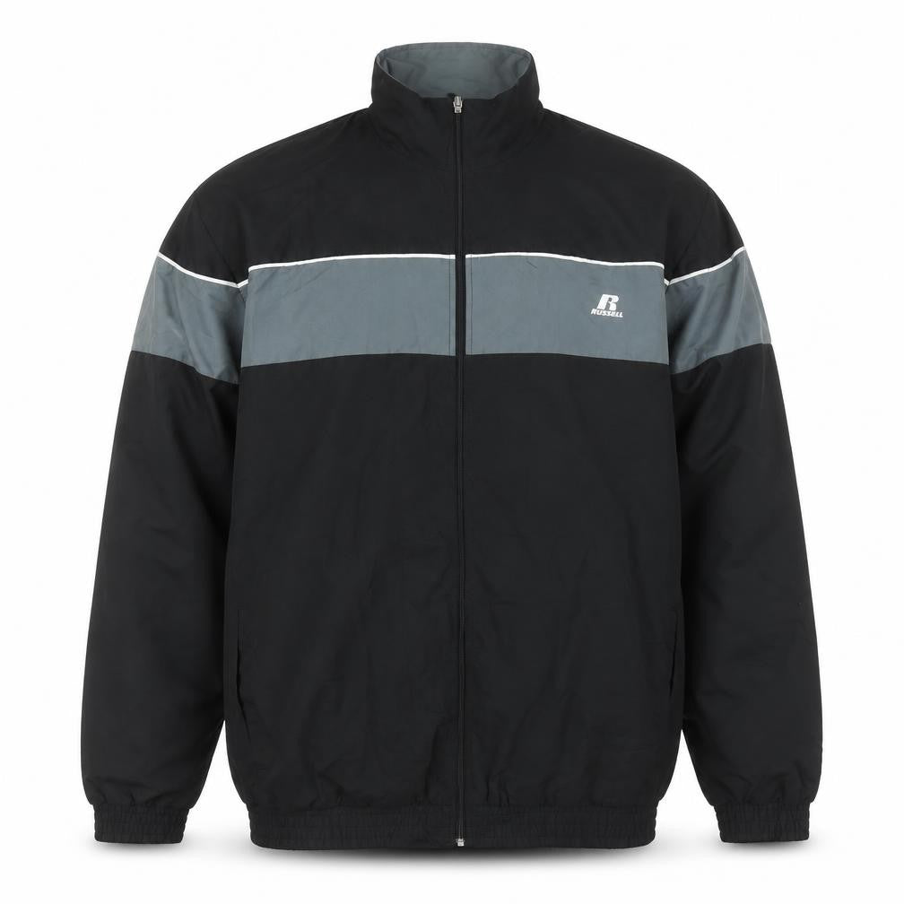 Russell Athletic Men's Black XL Windbreaker Jacket