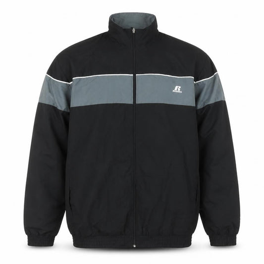 Russell Athletic Men's Black XL Windbreaker Jacket