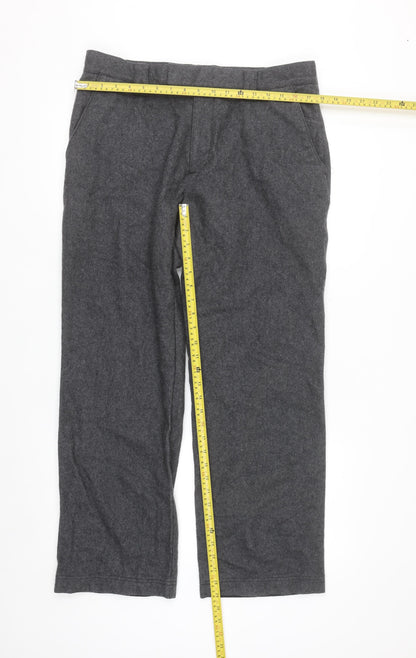 Next Women’s Grey Wool Cashmere Blend Bootcut Trousers Size 34R