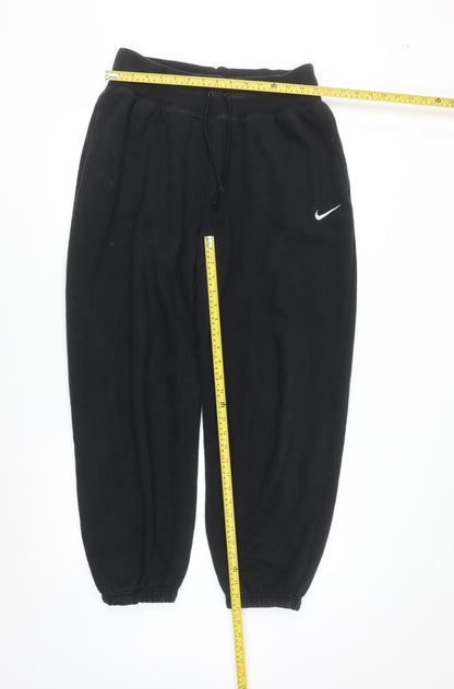 Nike Men's Black M Regular Fit Fleece Sweatpants Joggers