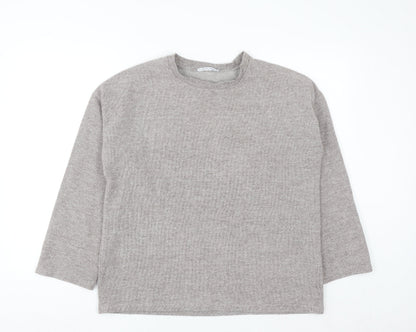 Zara Trafaluc Unisex Beige Knit Pullover Sweatshirt M
