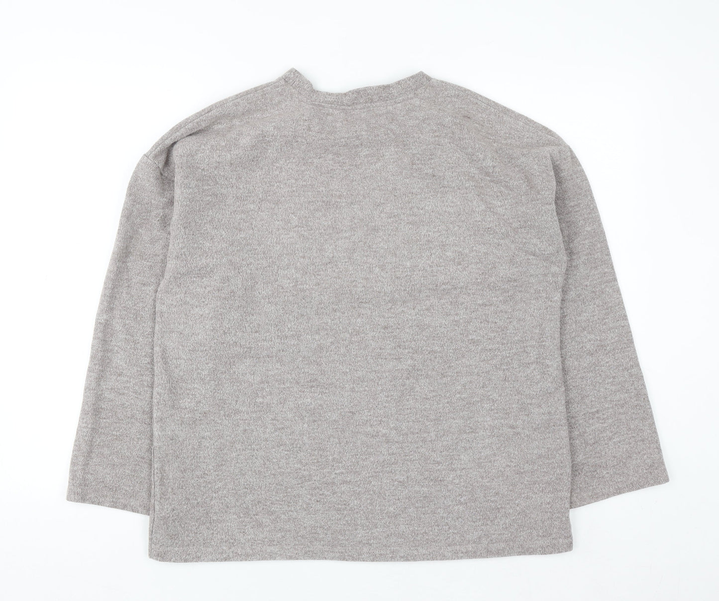 Zara Trafaluc Unisex Beige Knit Pullover Sweatshirt M