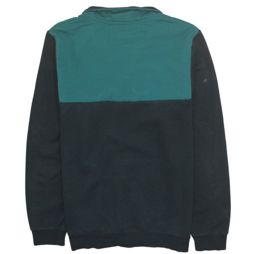 Fila Men's Blue 1/4 Zip Pullover Sweatshirt L Regular Fit