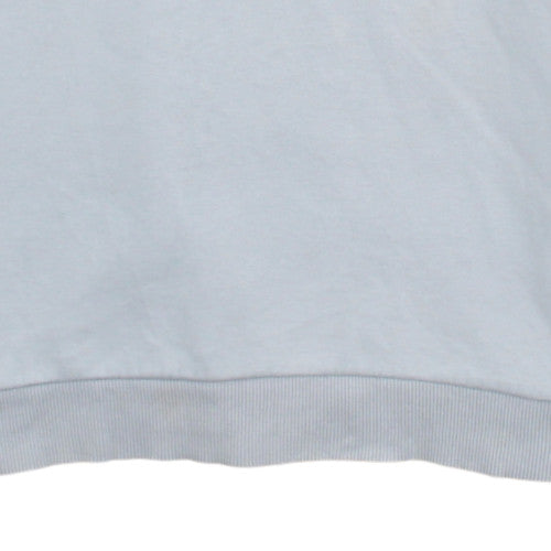 The North Face Women Grey 1/2 Zip Pullover Sweatshirt L