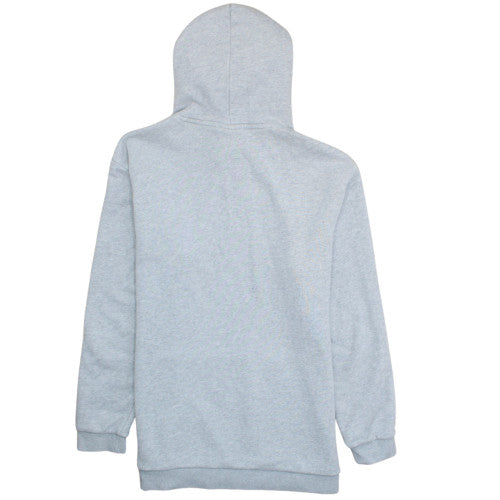 Adidas Mens Grey XL Pullover Hoodie with Logo and Kangaroo Pocket