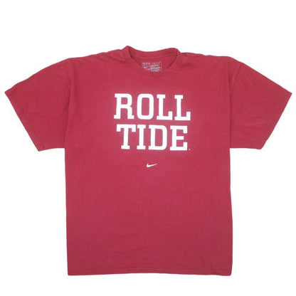 Nike Men’s Red ‘Roll Tide’ Short Sleeve Crew Neck T-Shirt XXL Cotton