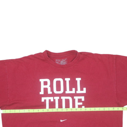 Nike Men’s Red ‘Roll Tide’ Short Sleeve Crew Neck T-Shirt XXL Cotton