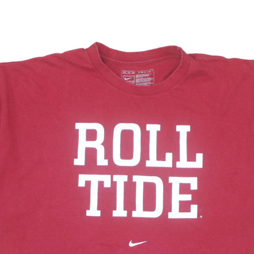 Nike Men’s Red ‘Roll Tide’ Short Sleeve Crew Neck T-Shirt XXL Cotton